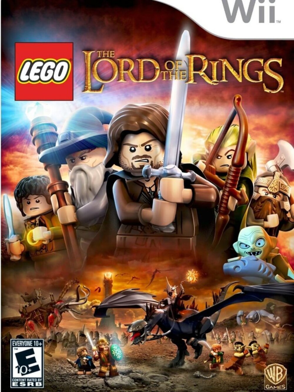 LEGO Lord of the Rings for Nintendo Wii - Renewed Adventure Game, Family Fun